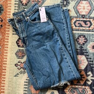 High Rise Ripped Baggy Jeans